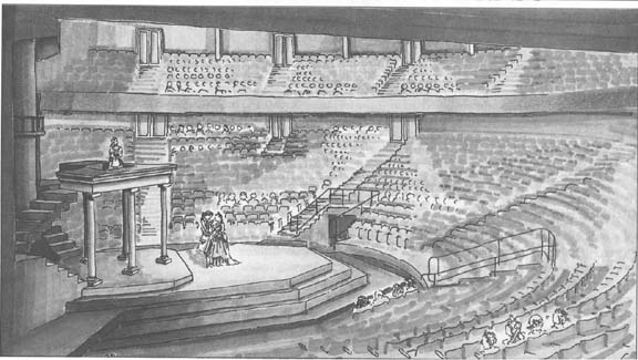 History of the Stage seating diagram 